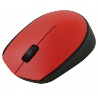 Mouse Logitech Wireless Mouse M171 Red (910-004641)